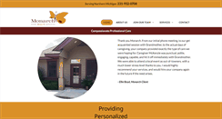 Desktop Screenshot of monarchhomehealth.com